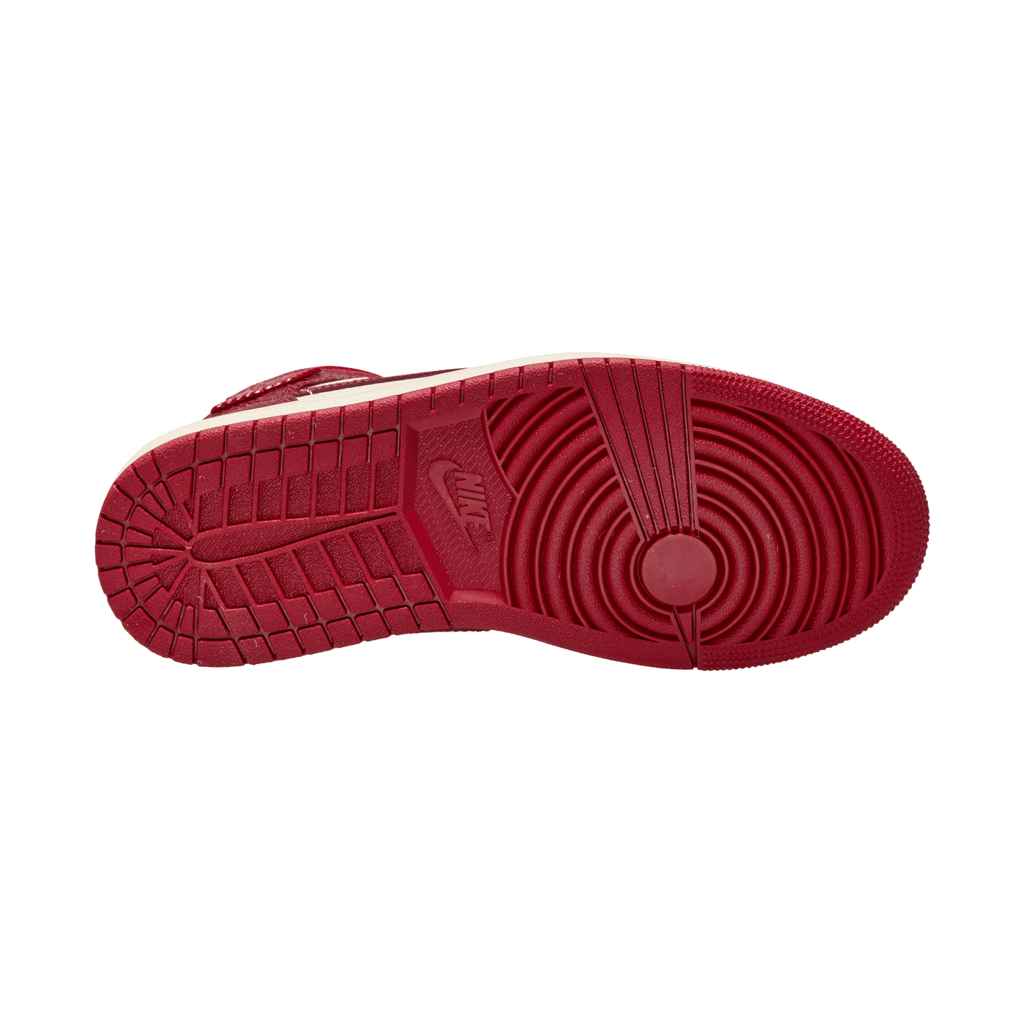Women's Air Jordan 1 Mid SE "Red Cracked Leather"