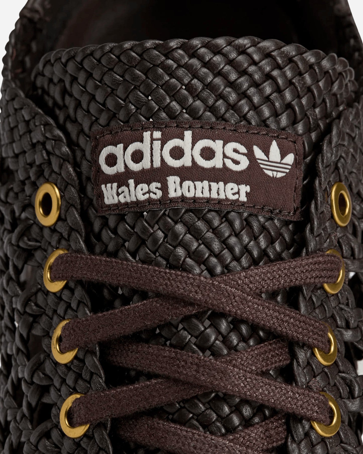 Wales Bonner Karintha Basketry Sneakers Dark Brown