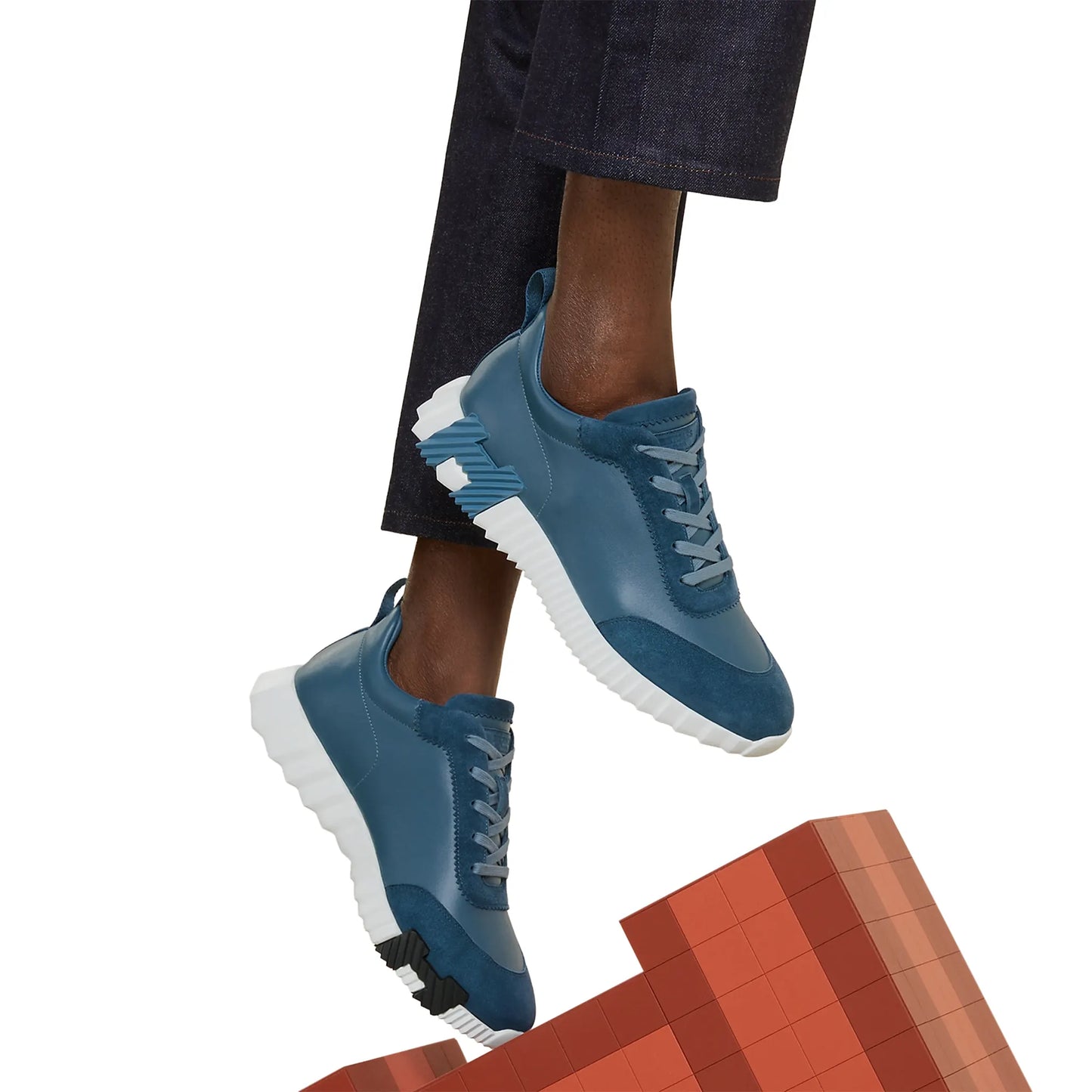 Hermès Paris Bouncing Sneaker Bleu Turquin