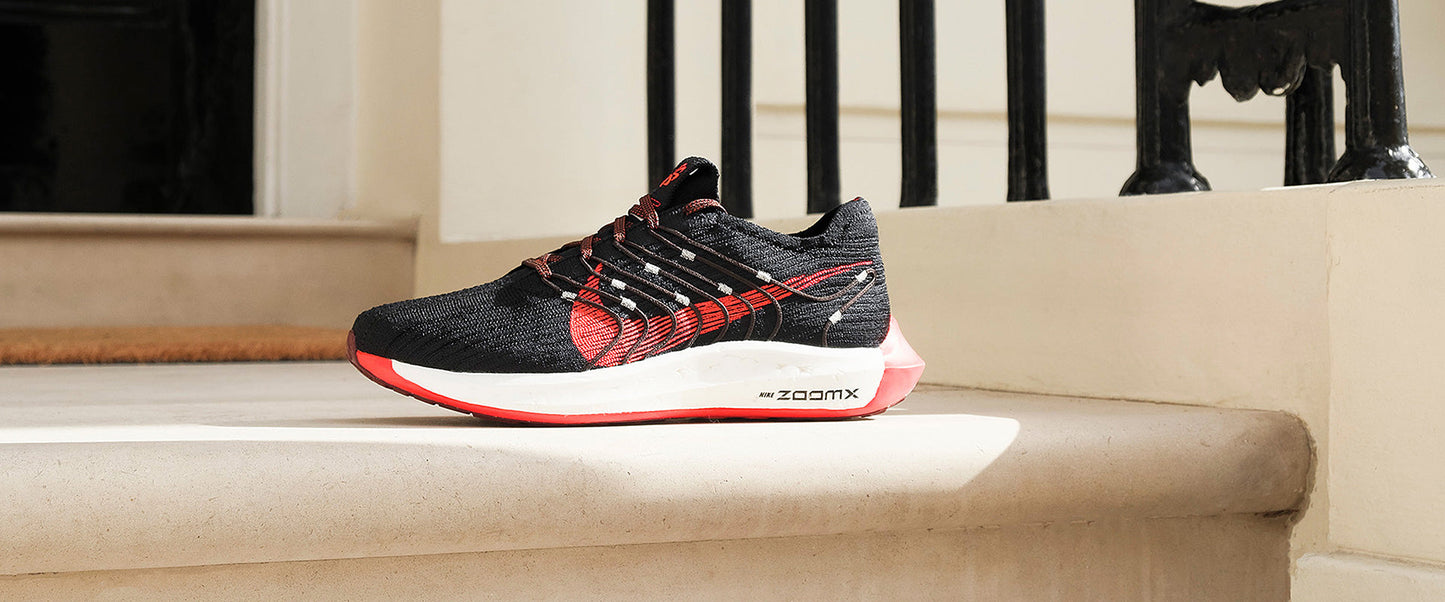 Nike Womens Pegasus Turbo Next Nature - Black/Bright Crimson