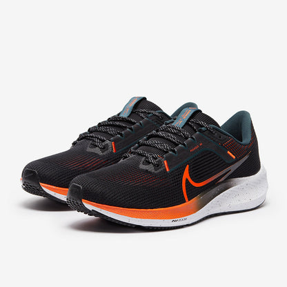 Nike Pegasus 40 - Black/Safety Orange-Khaki