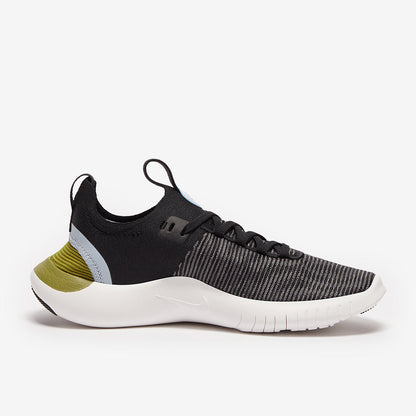 Nike Womens Free Run Next Nature Flyknit - Black/Soft Yellow