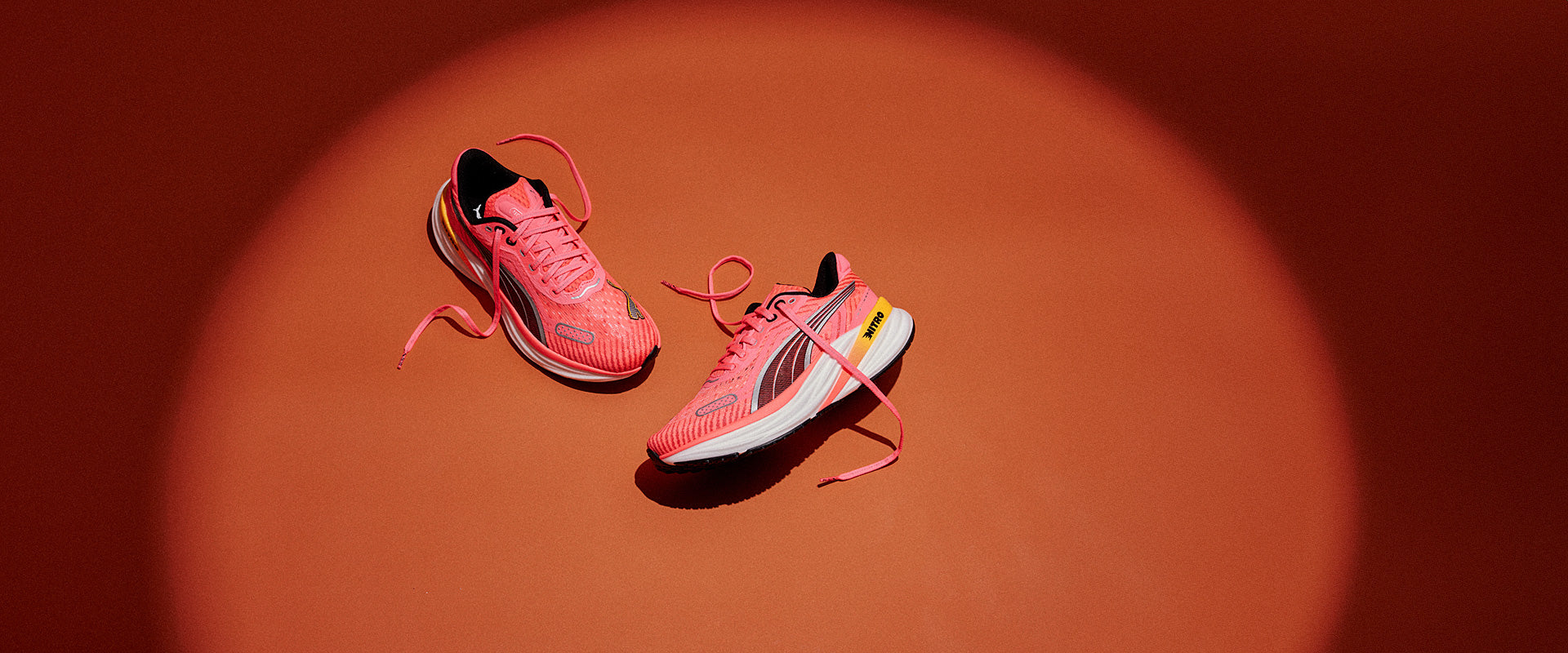 Puma Womens Magnify Nitro 2 Tech - Sunset Glow-Puma White
