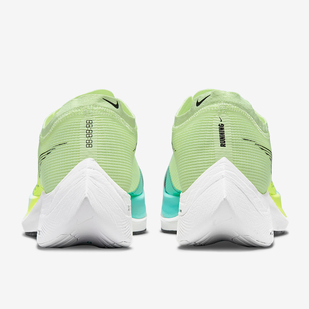 Nike Womens ZoomX Vaporfly Next Percent 2 - Barely Volt/Black-Dynamic Turq