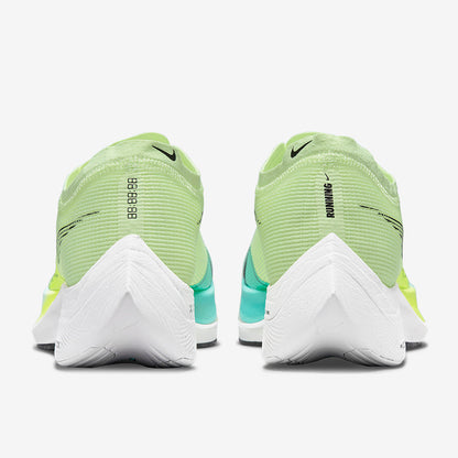 Nike Womens ZoomX Vaporfly Next Percent 2 - Barely Volt/Black-Dynamic Turq