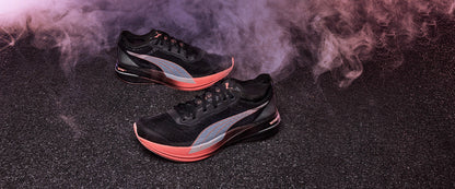 Puma Womens Deviate Nitro Elite Carbon - Puma Black-Carnation Pink