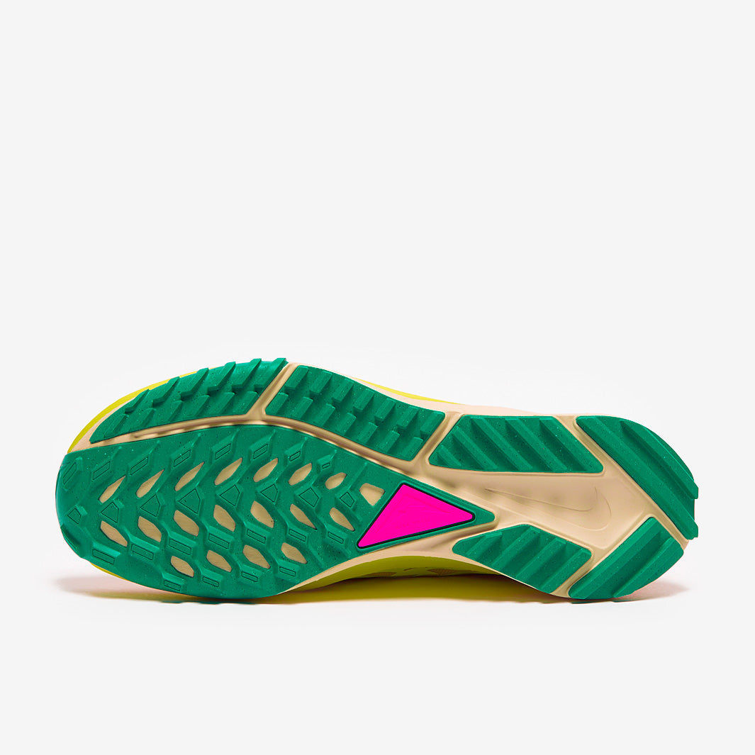 Nike Womens React Pegasus Trail 4 - Team Gold/Volt-Baltic Blue