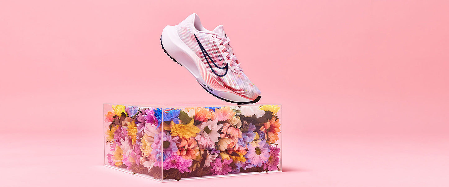 Nike Womens Zoom Fly 5 Premium - Pearl Pink/Midnight Navy