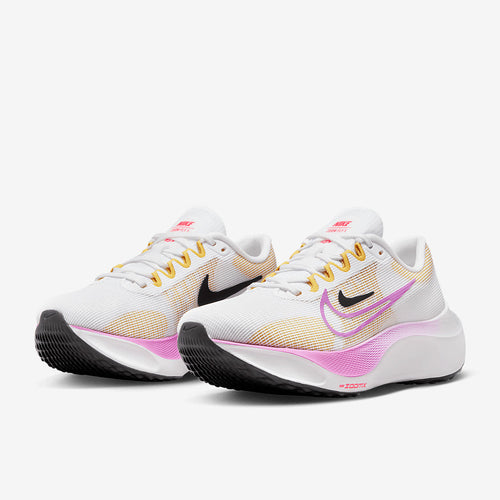 Nike Womens Zoom Fly 5 - White/Rush Fuchsia