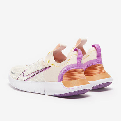 Nike Womens Free Run Fly Knit Next Nature - Guava Ice/Earth-Vivid Sulfur