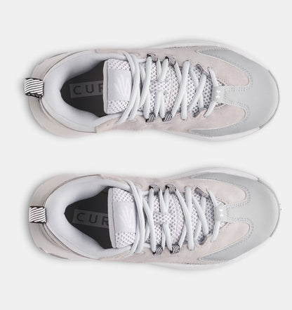 Big Kids' Under Armour Curry 3Z 25 Suede "Halo Grey"