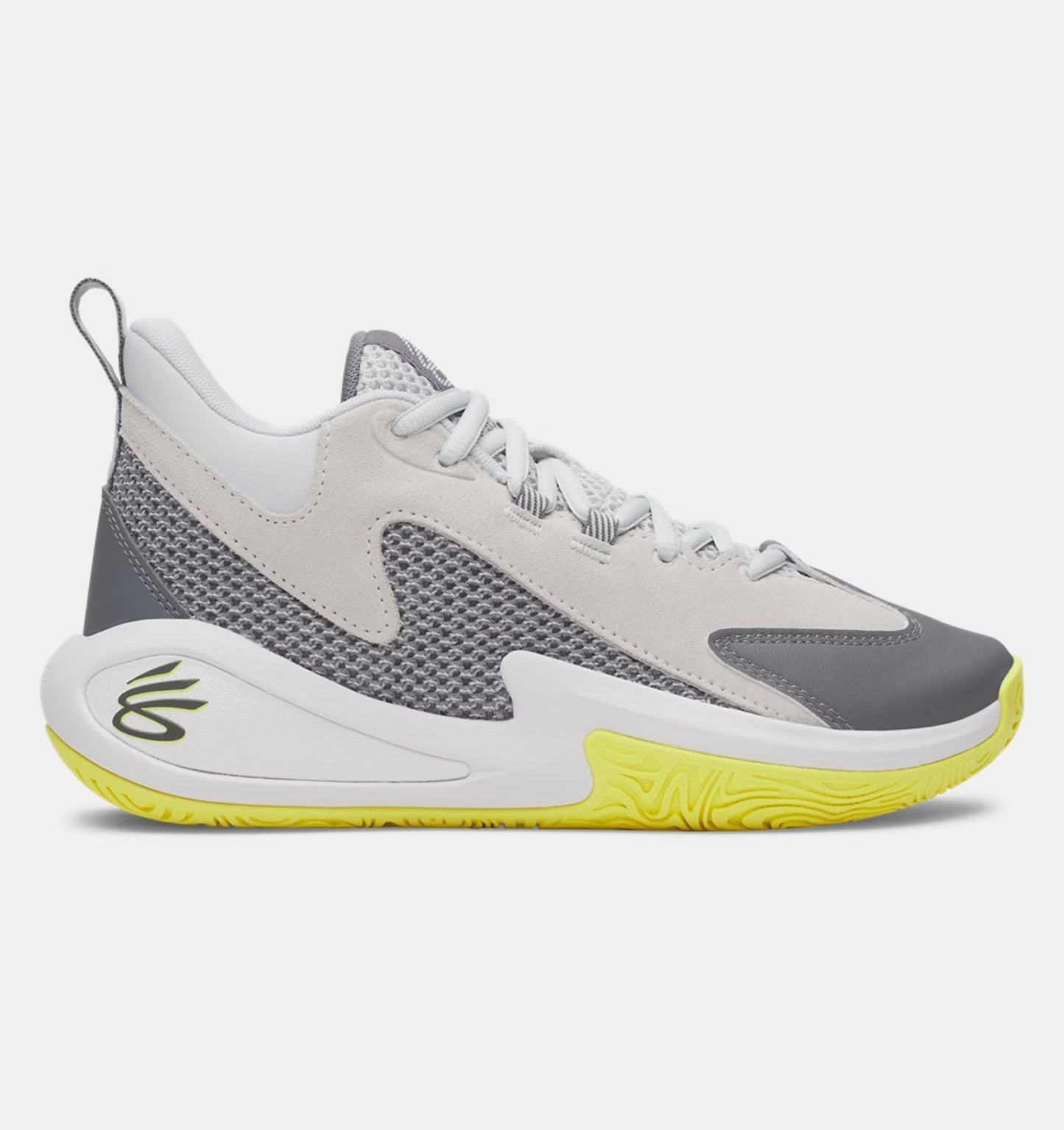 Big Kids' Under Armour Curry 3Z 25 Suede "Titan Gray" (Unisex)