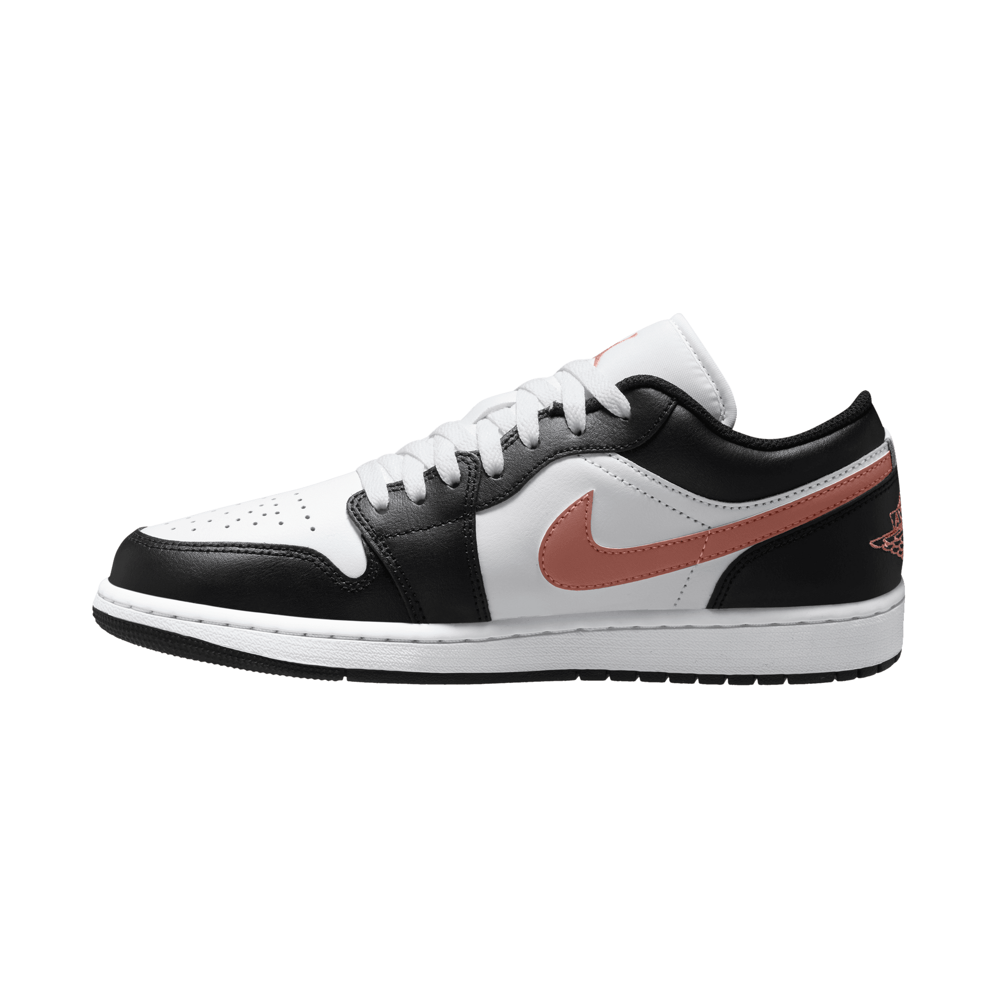 Men's Air Jordan 1 Low "Black Rust Pink"
