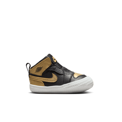 Baby/Toddler Jordan 1 Baby Crib Bootie "Metallic Gold "