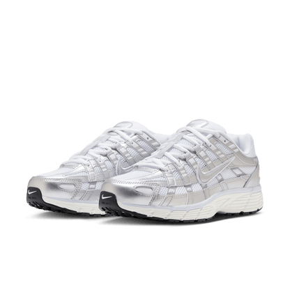 Women's Nike P-6000 "White Metallic Silver"