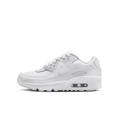 Big Kids’ Nike Air Max 90 LTR "White Metallic Silver"
