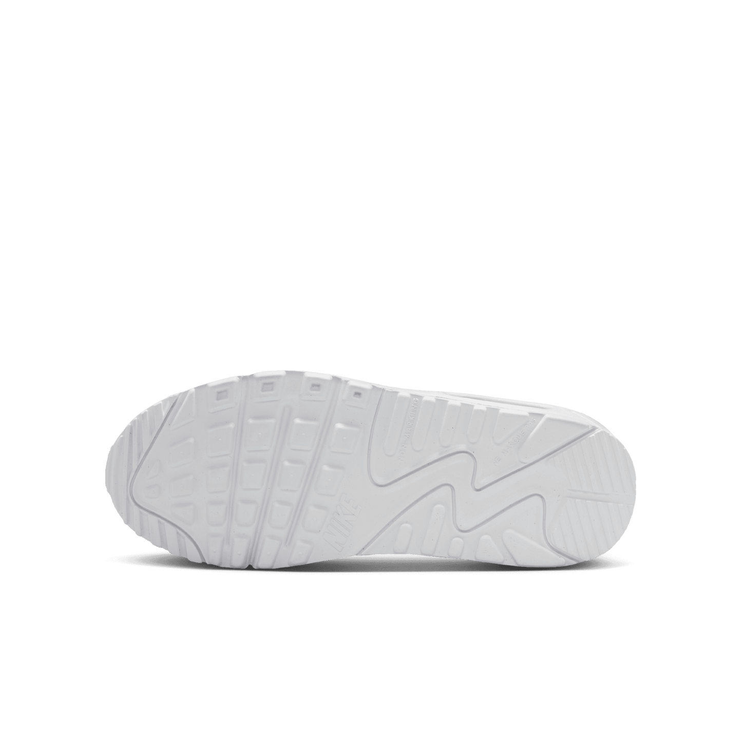 Big Kids’ Nike Air Max 90 LTR "White Metallic Silver"