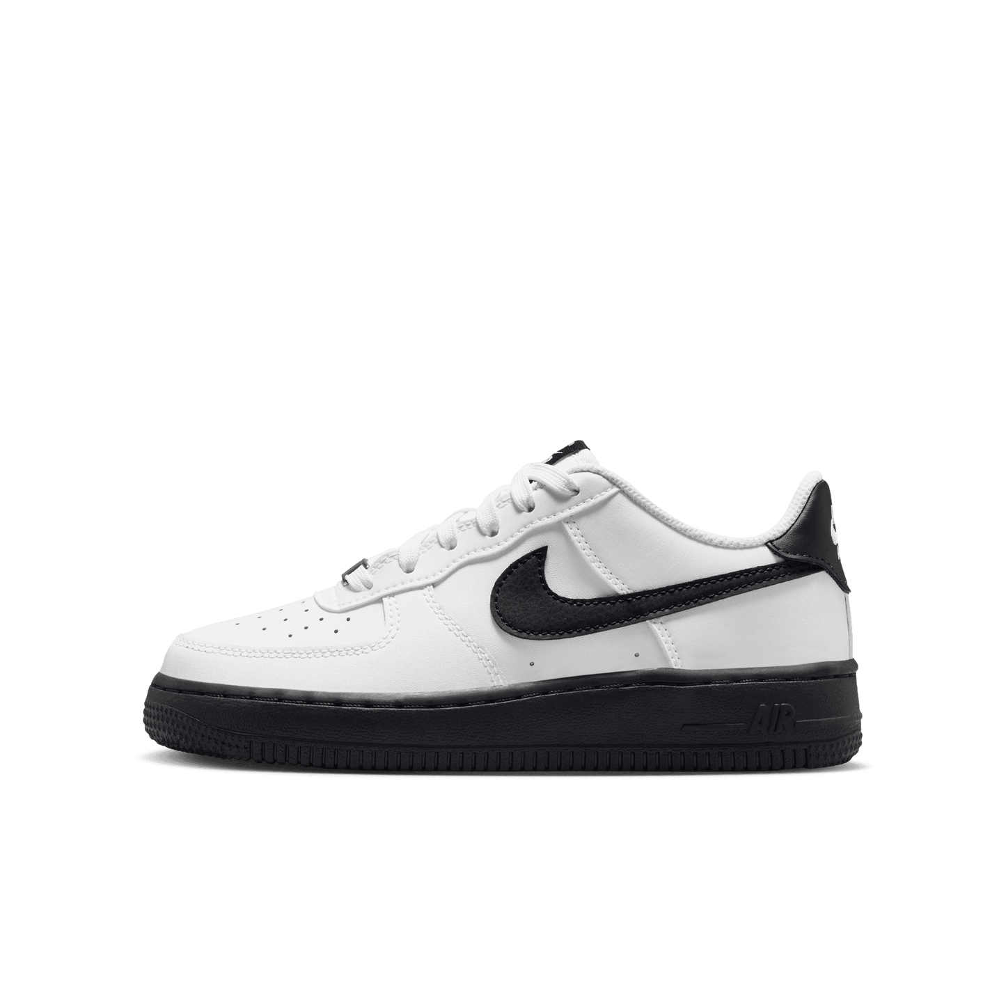 Big Kids' Nike Air Force 1 "White Black"