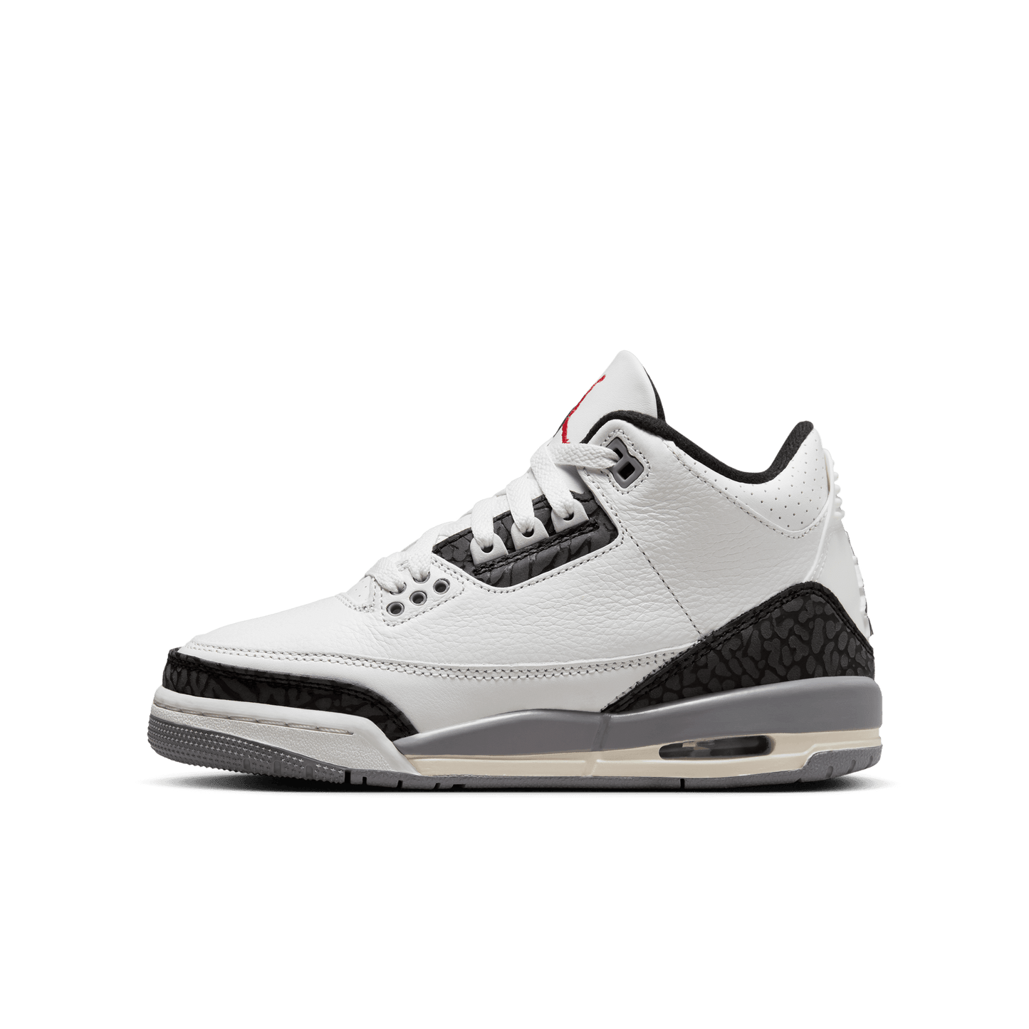Big Kids' Air Jordan 3 Retro "Cement Grey"