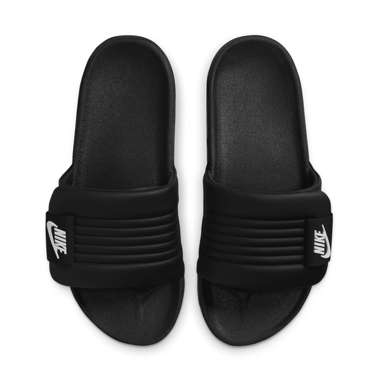 Women's Nike Offcourt Adjust Slides "Black White"
