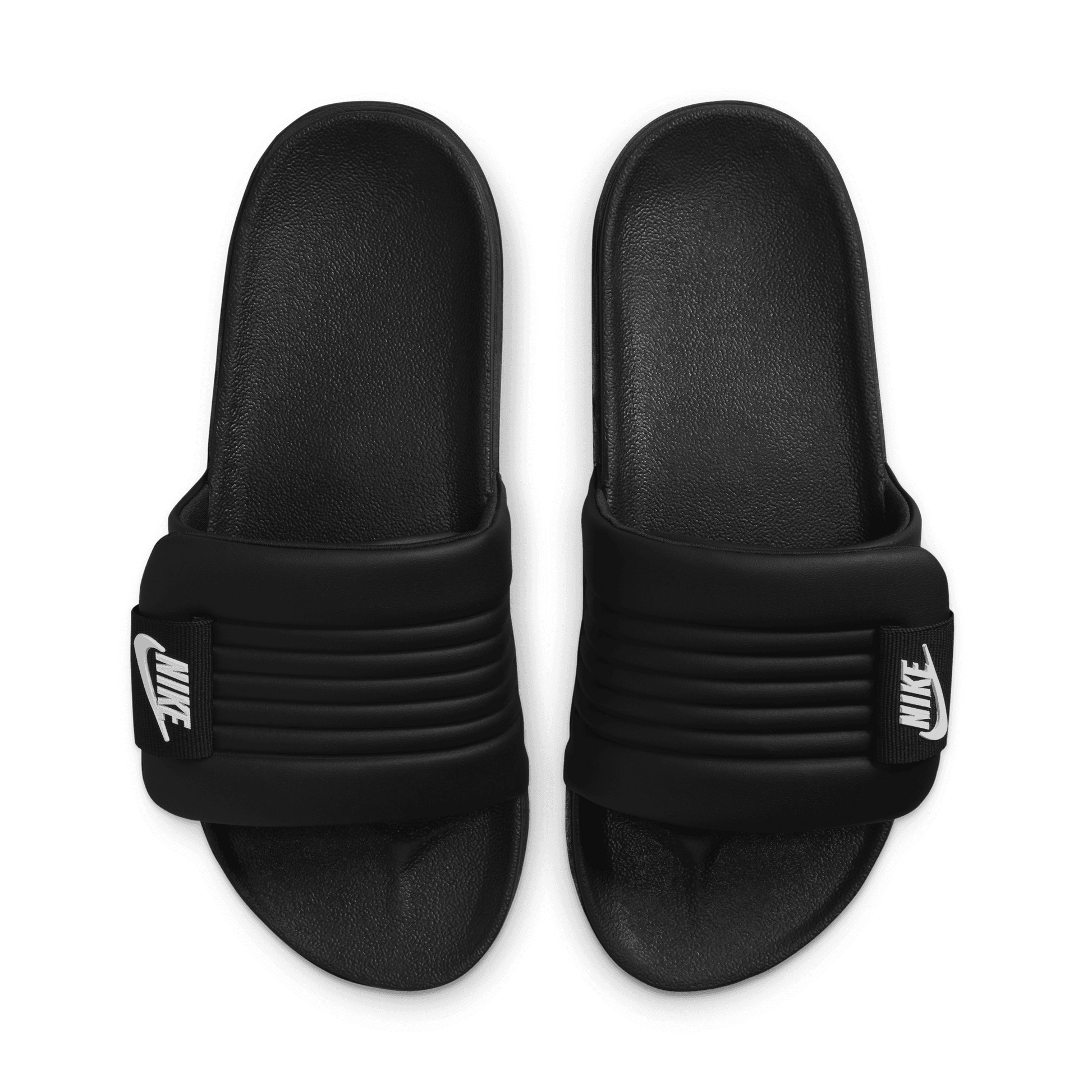 Women's Nike Offcourt Adjust Slides "Black White"