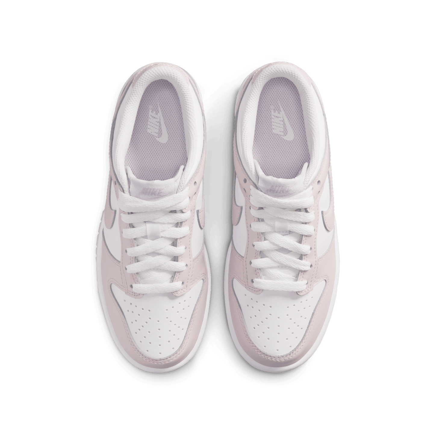 Big Kids' Nike Dunk Low "White Light Violet"