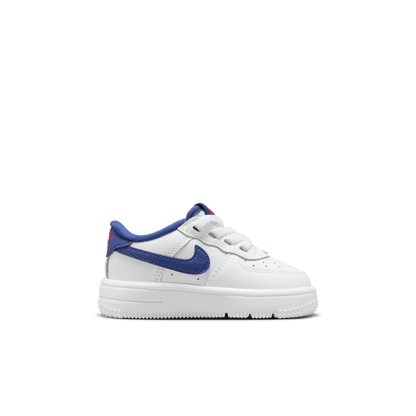 Baby/Toddler Nike Force 1 Low EasyOn "White Deep Royal Blue"