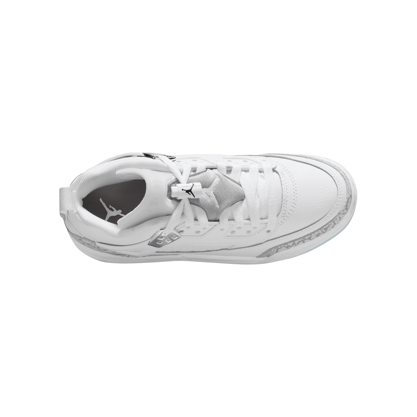 Big Kids' Jordan Spizike Low "White & Barely Blue"