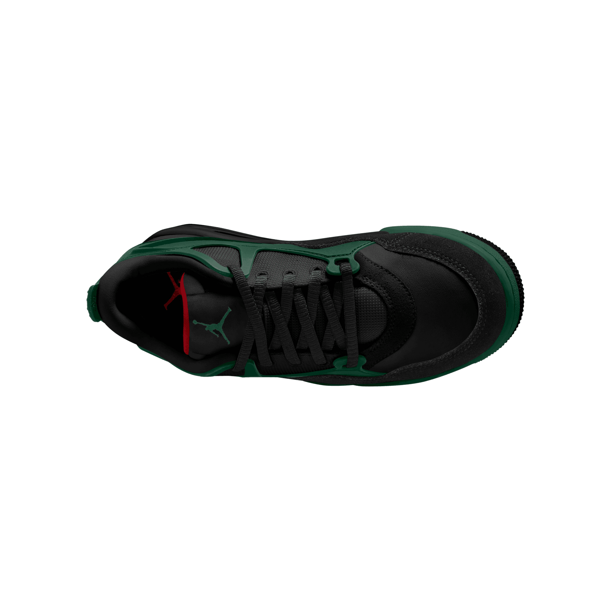 Big Kids' Air Jordan 4RM "Black Gorge Green Varsity Red"