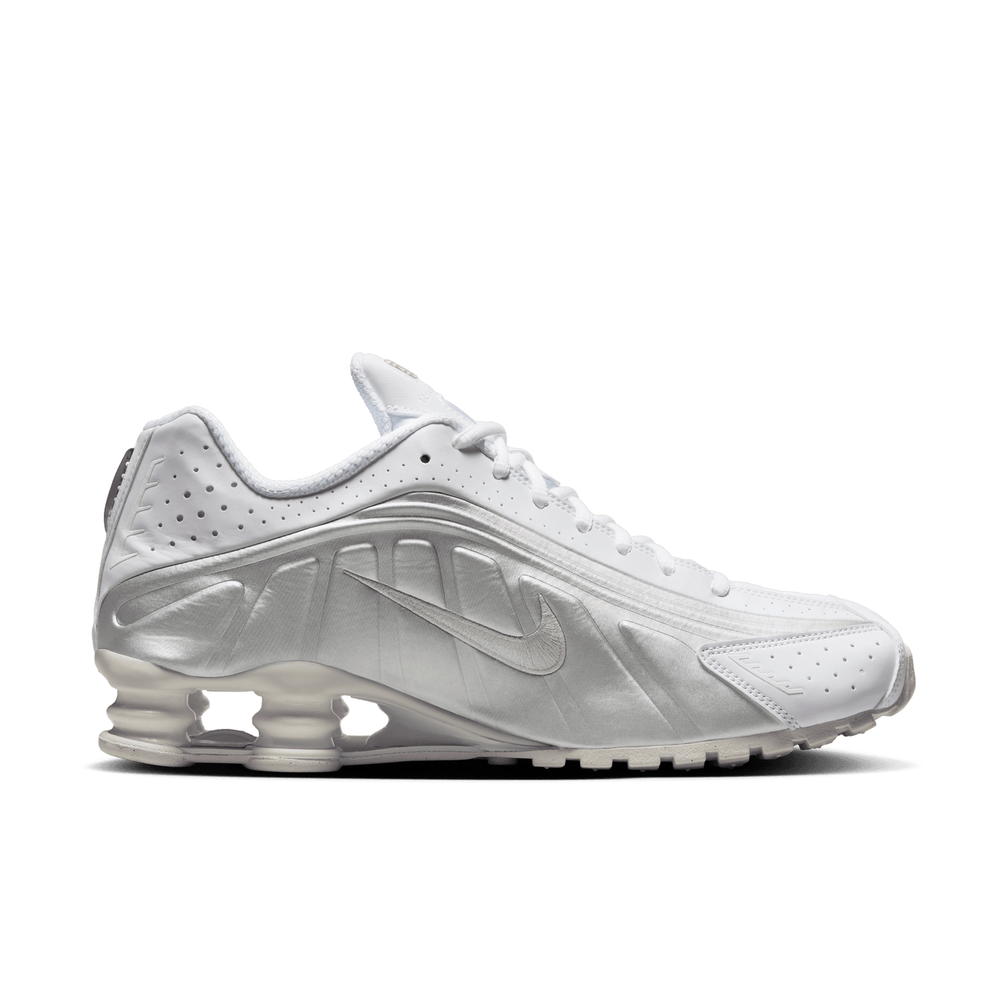 Men's Nike Shox R4 "White Metallic Silver"