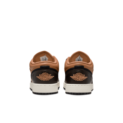 Big Kids' Air Jordan 1 Low SE BG "Flax Baroque Brown"