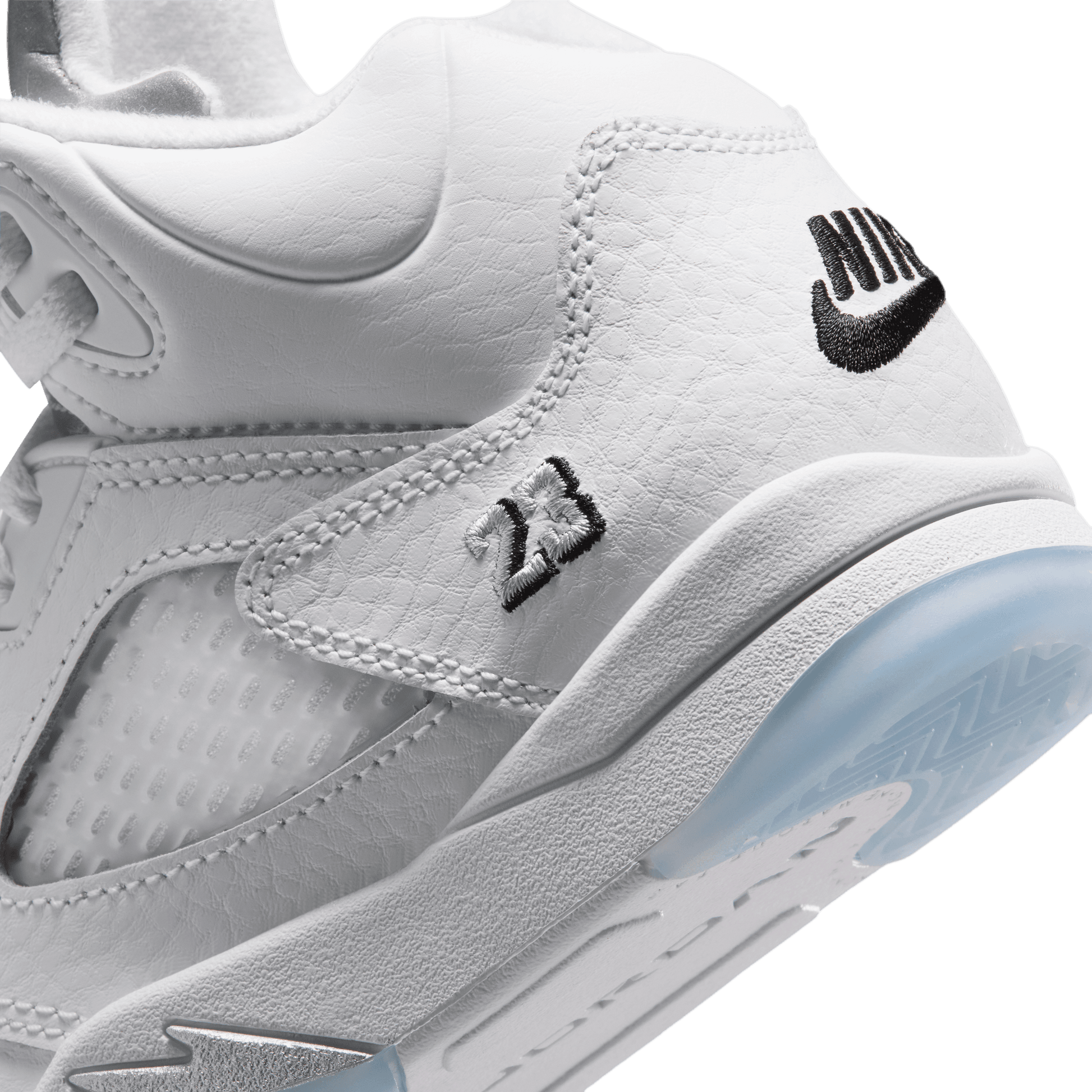 Little Kids' Jordan 5 Retro OG "White Metallic"