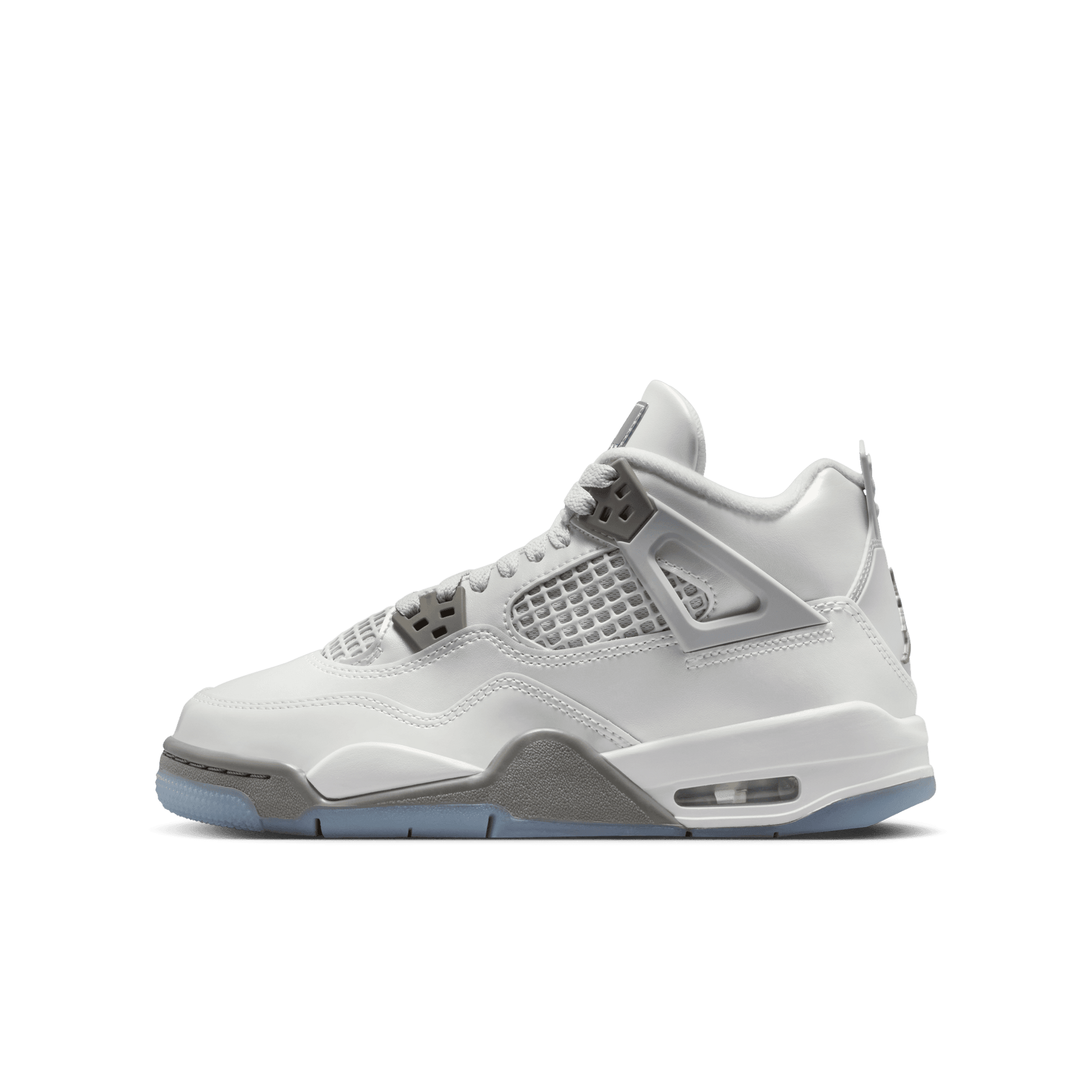 Big Kids' Air Jordan 4 Retro "Blue Chill"