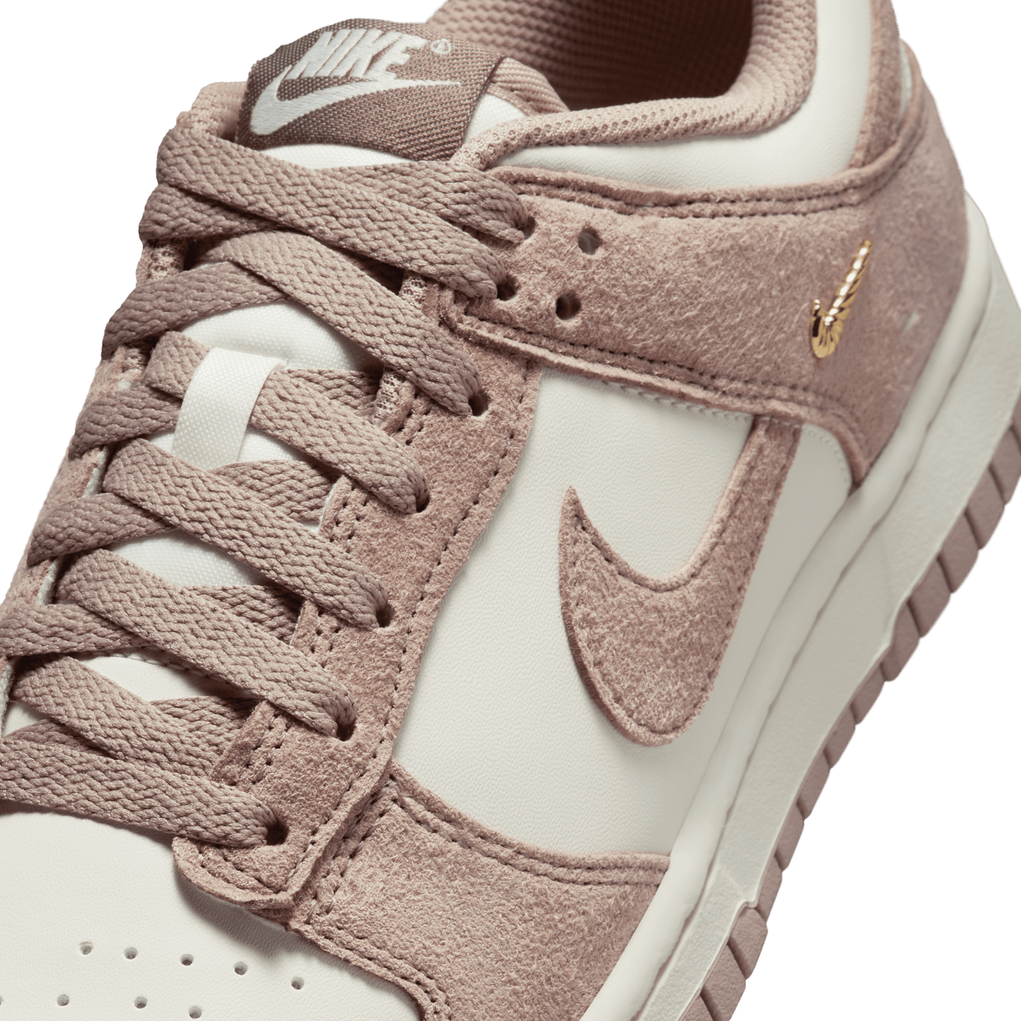 Women's Nike Dunk Low "Malt Gold Mini Swoosh"