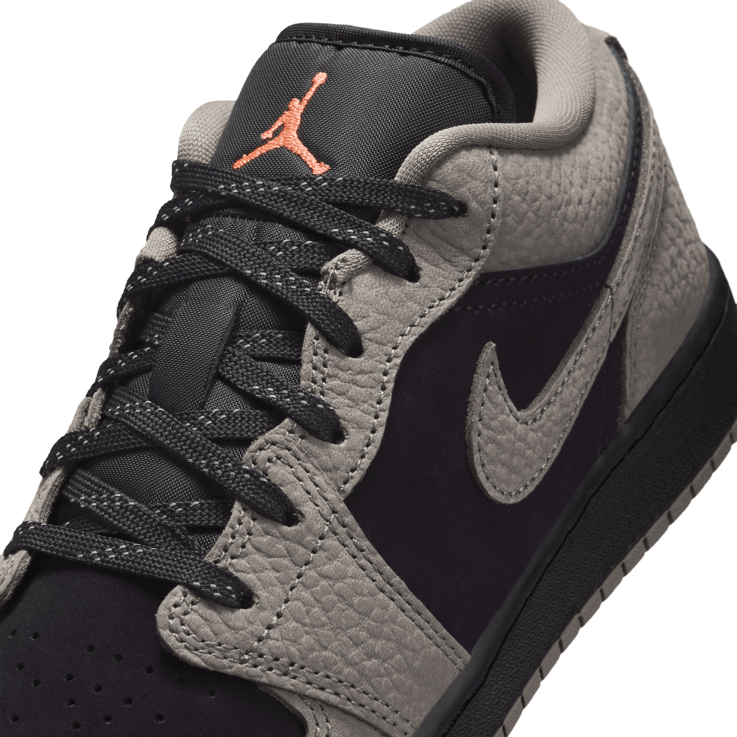 Big Kids' Air Jordan 1 Low SE "Olive Grey"