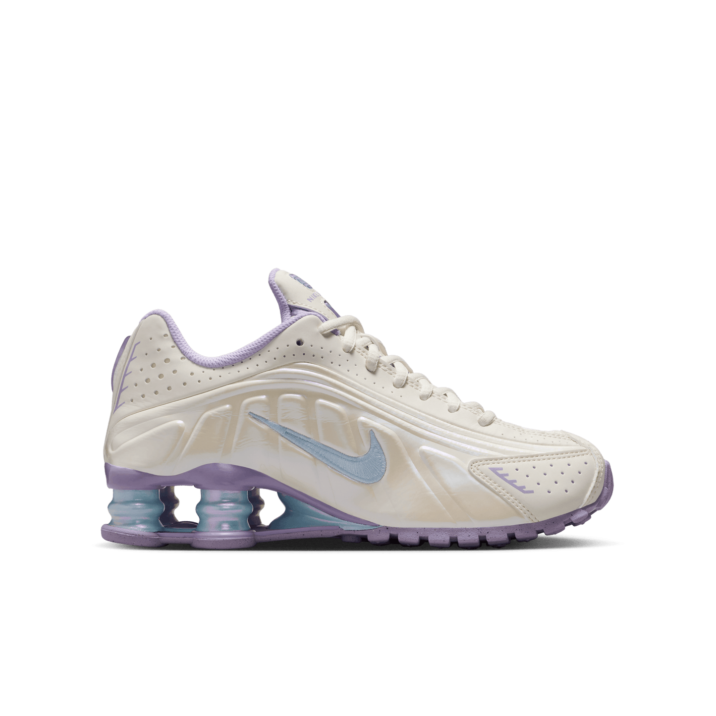 Big Kids' Nike Shox R4 "Soft Pearl Hydrangeas"