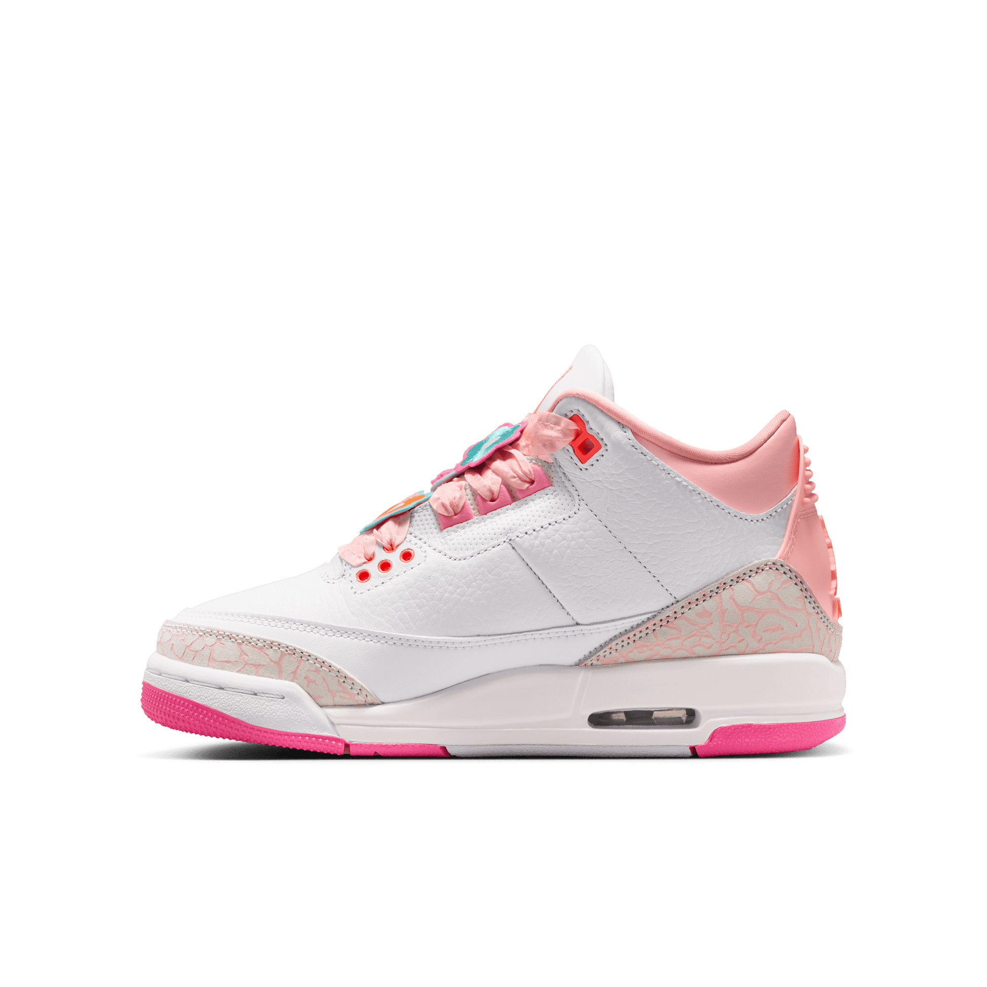Big Kids' Air Jordan 3 Retro "Spring Flowers"