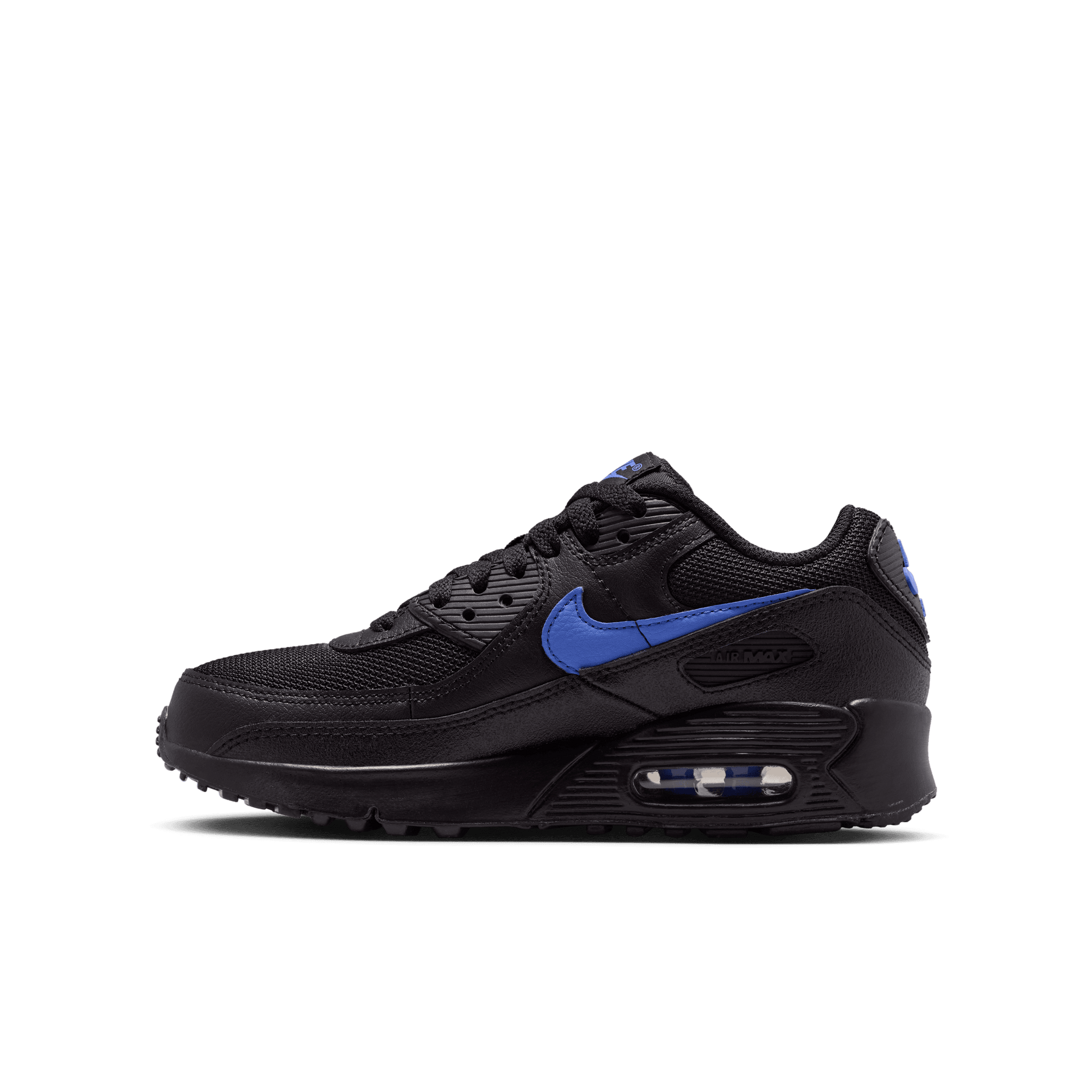 Big Kids' Nike Air Max 90 "Black Sapphire" (Unisex)