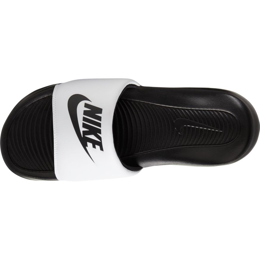 Men's Nike Victori One Slides "White Black"