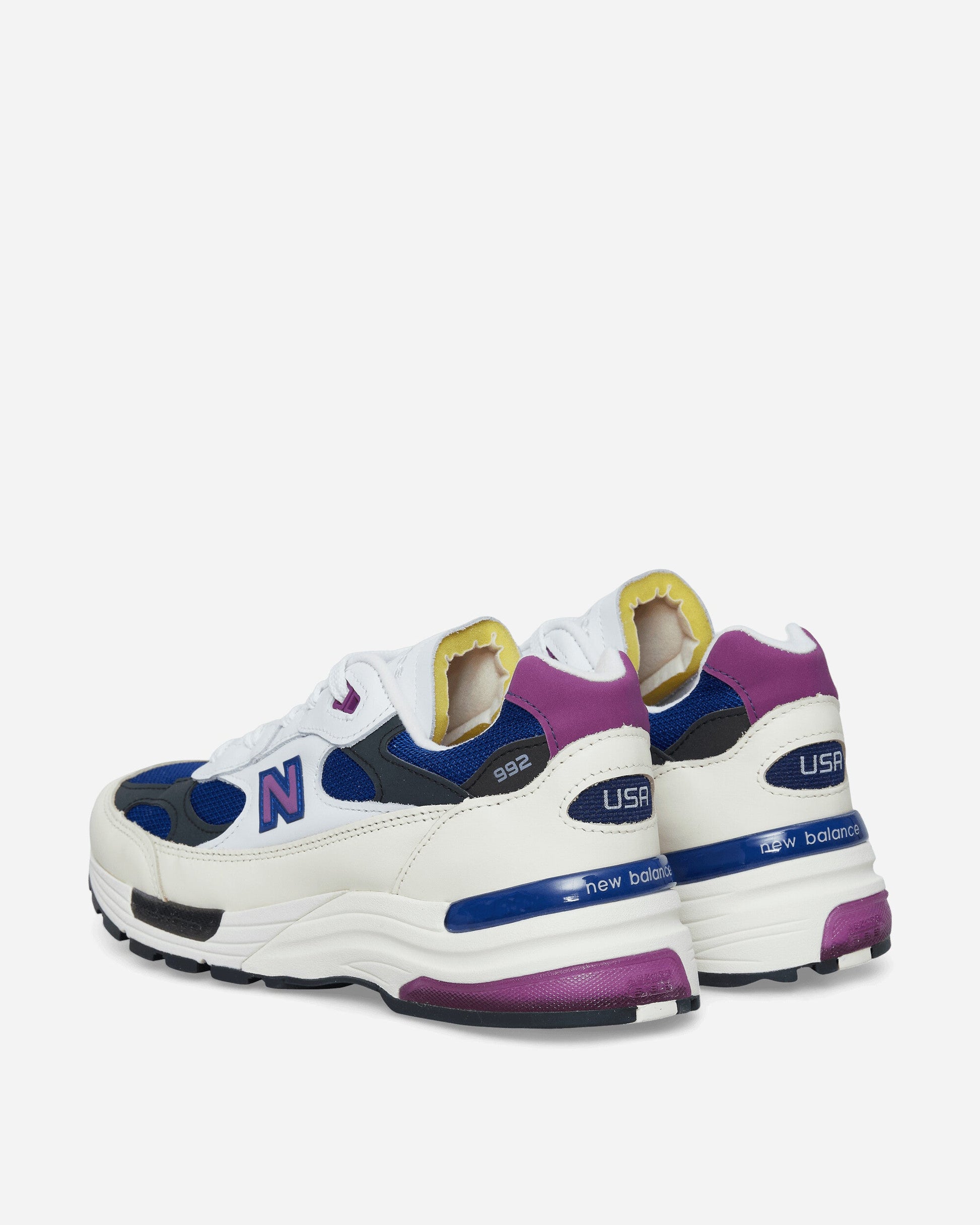 Made in USA 992 Sneakers White / Team Royal / Purple Fuschia