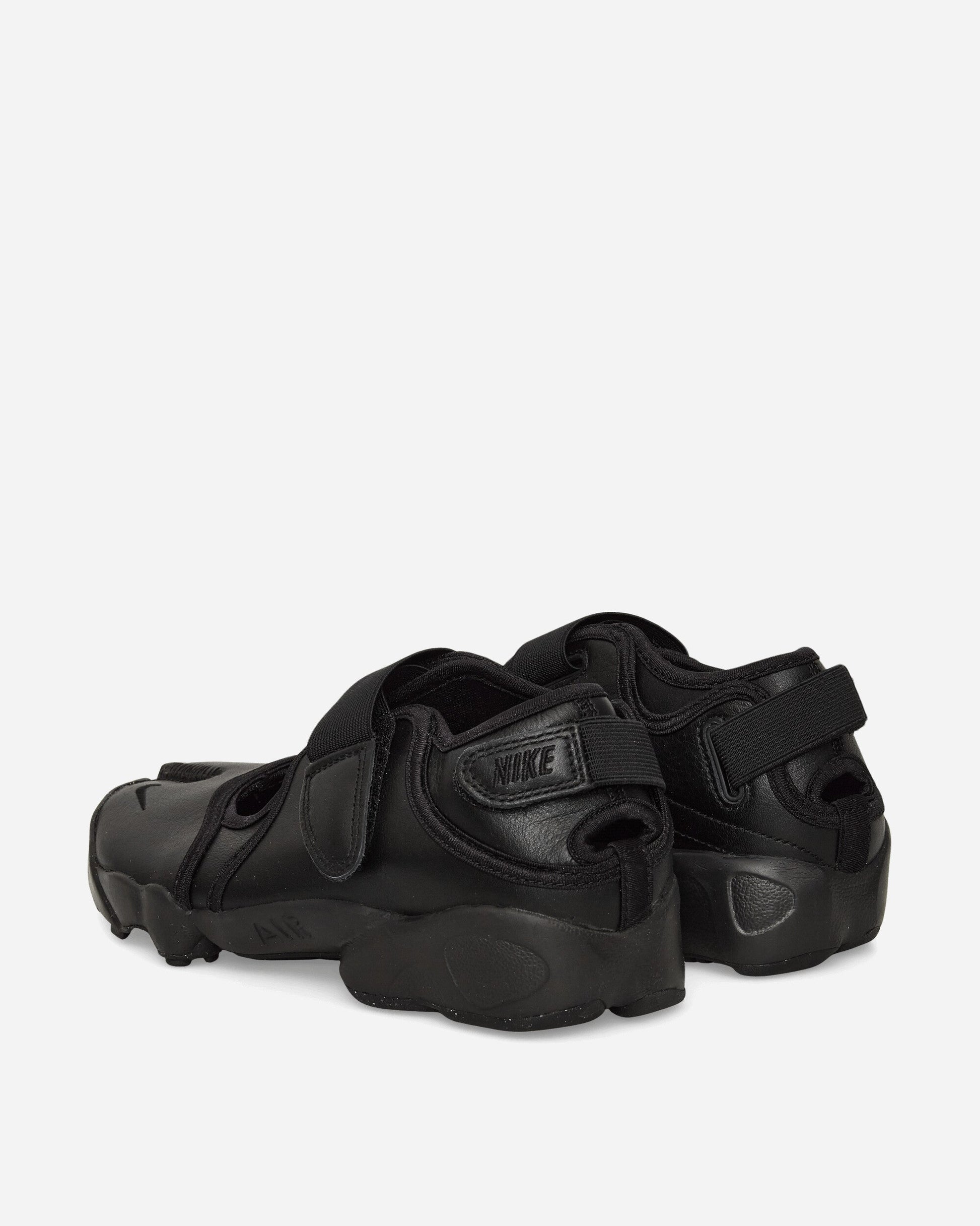 Women's Air Rift Leather Sandals Black