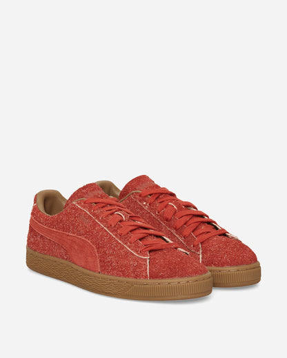 Daniëlle Cathari Suede Fuzzy Sneakers Mars Red