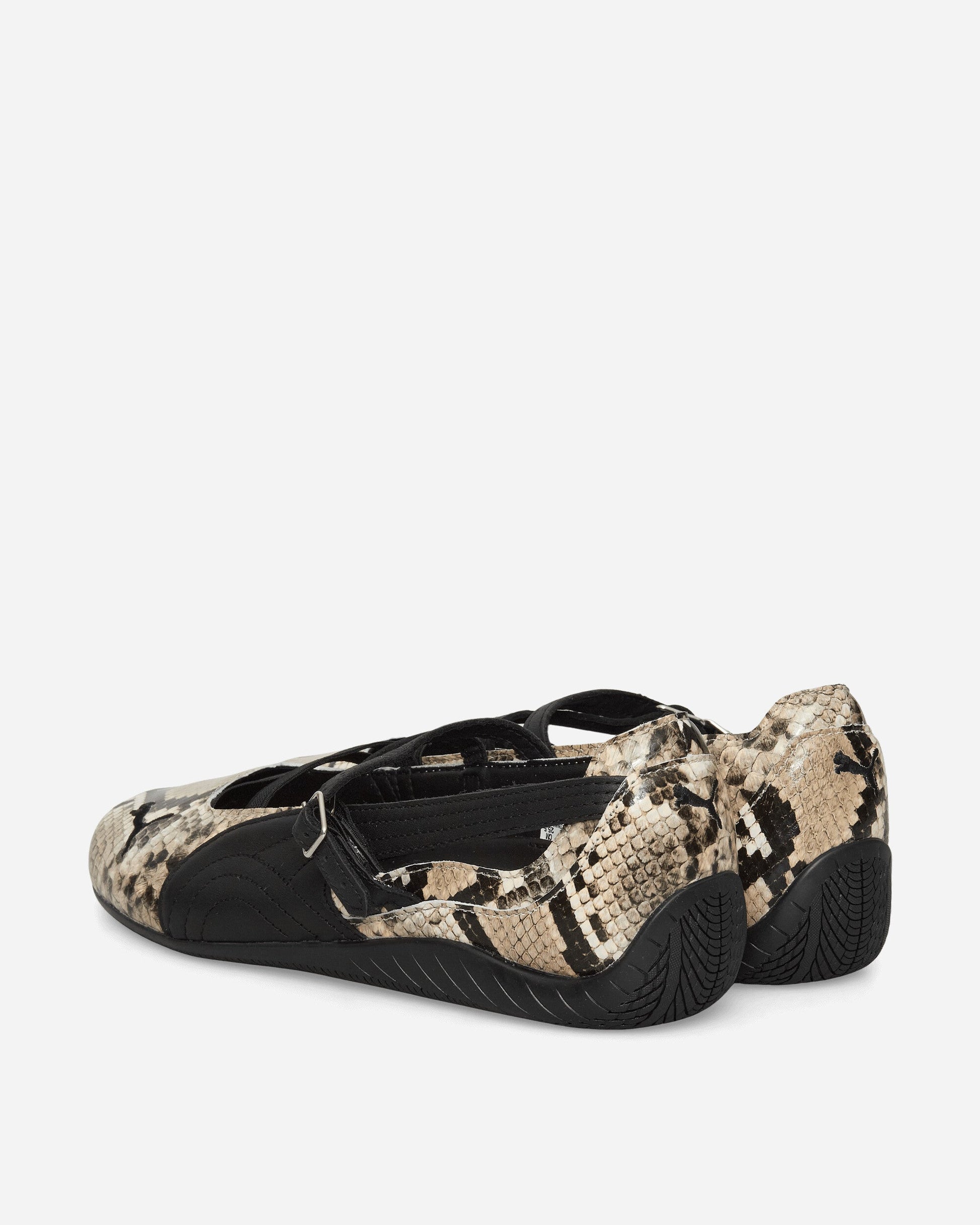 Women's Speedcat Ballet Snake Print Shoes Black / Vapor Gray