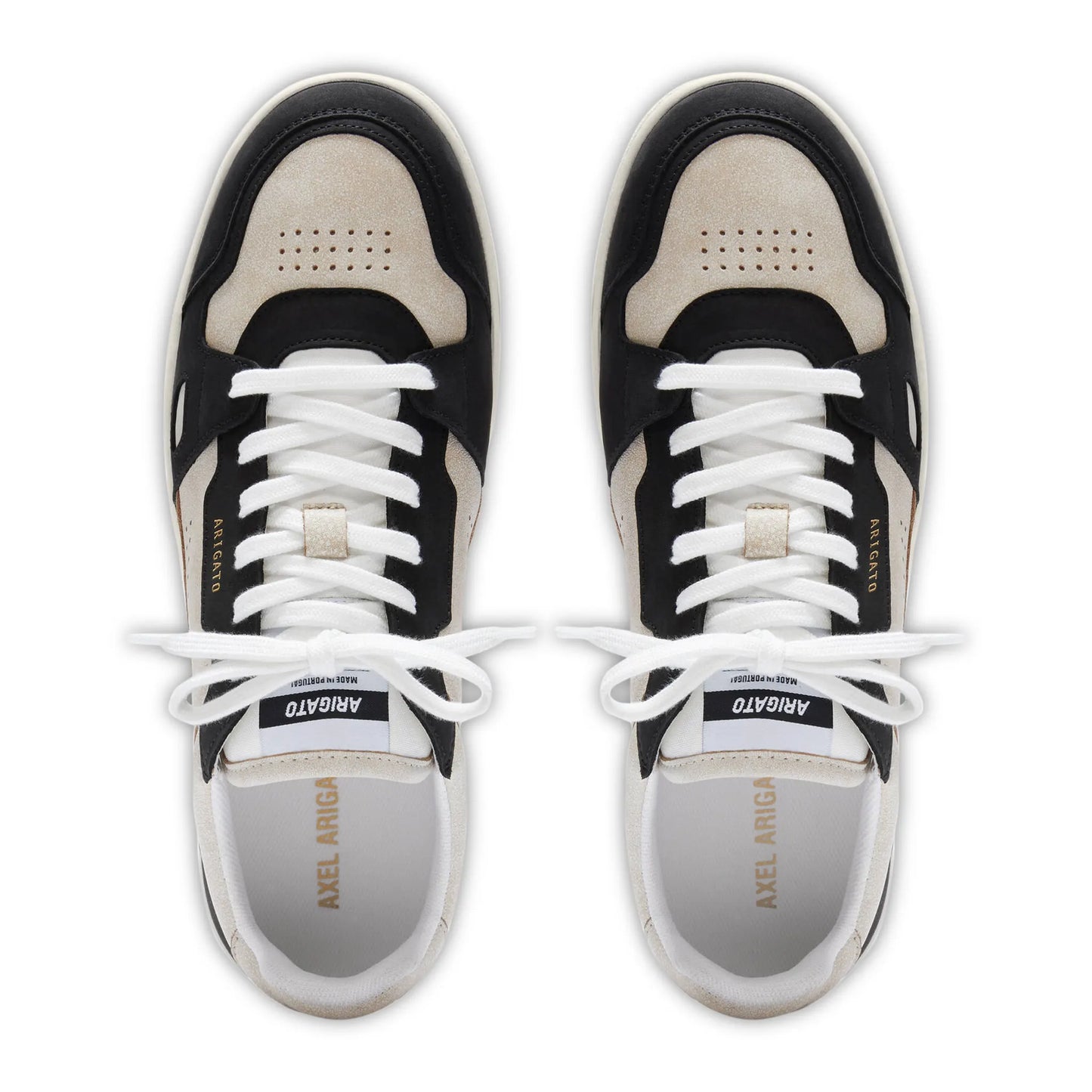 Axel Arigato Dice Low Beige Black Sneakers