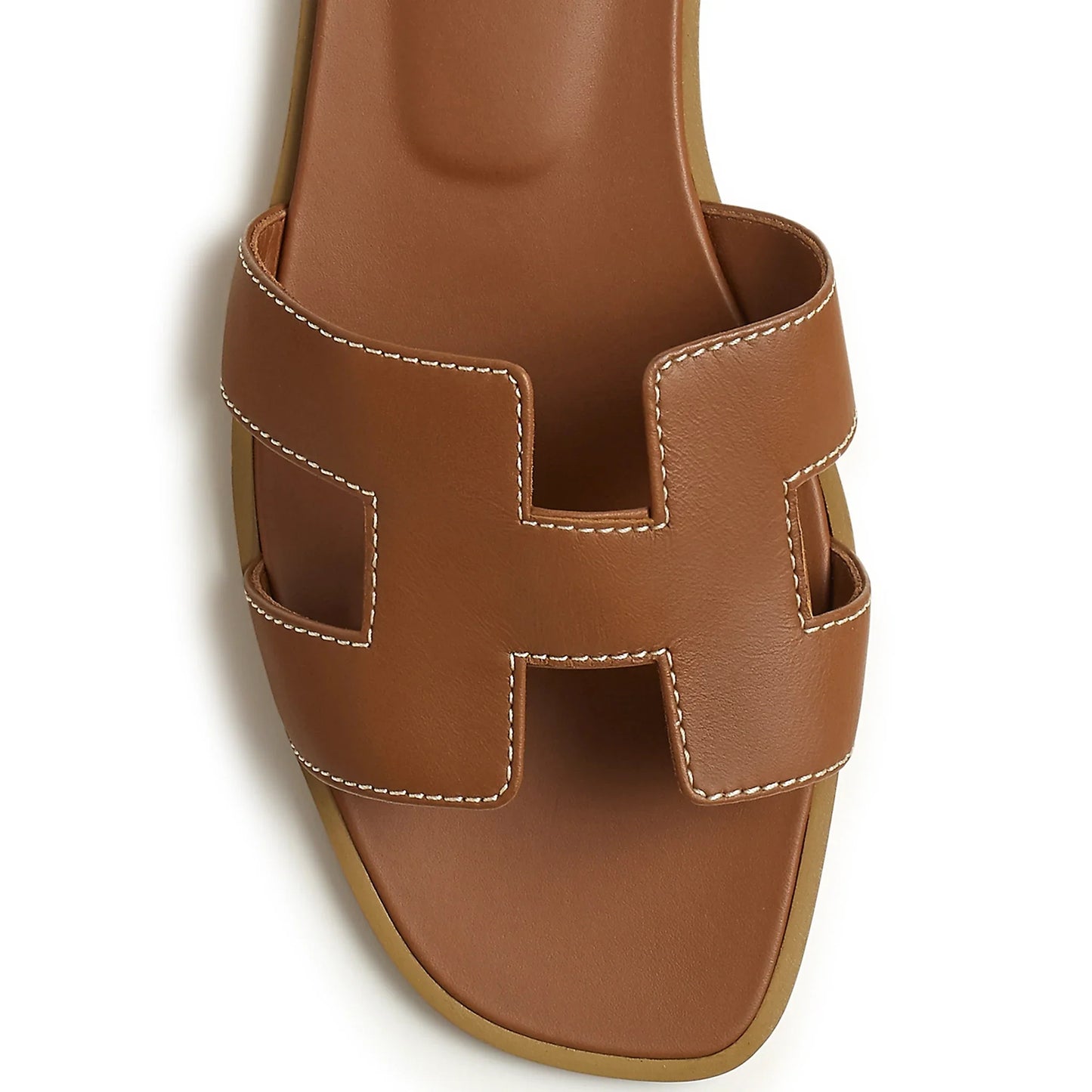 Hermès Paris Oran Gold Sandal