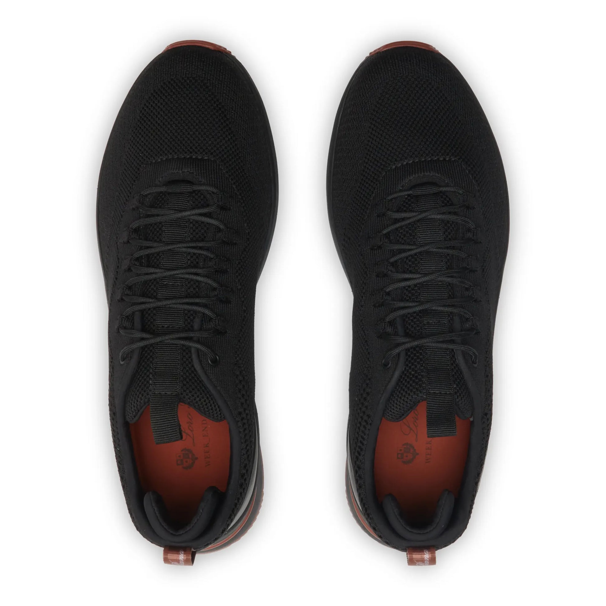Loro Piana Week End Walk Mesh Triple Black Sneaker