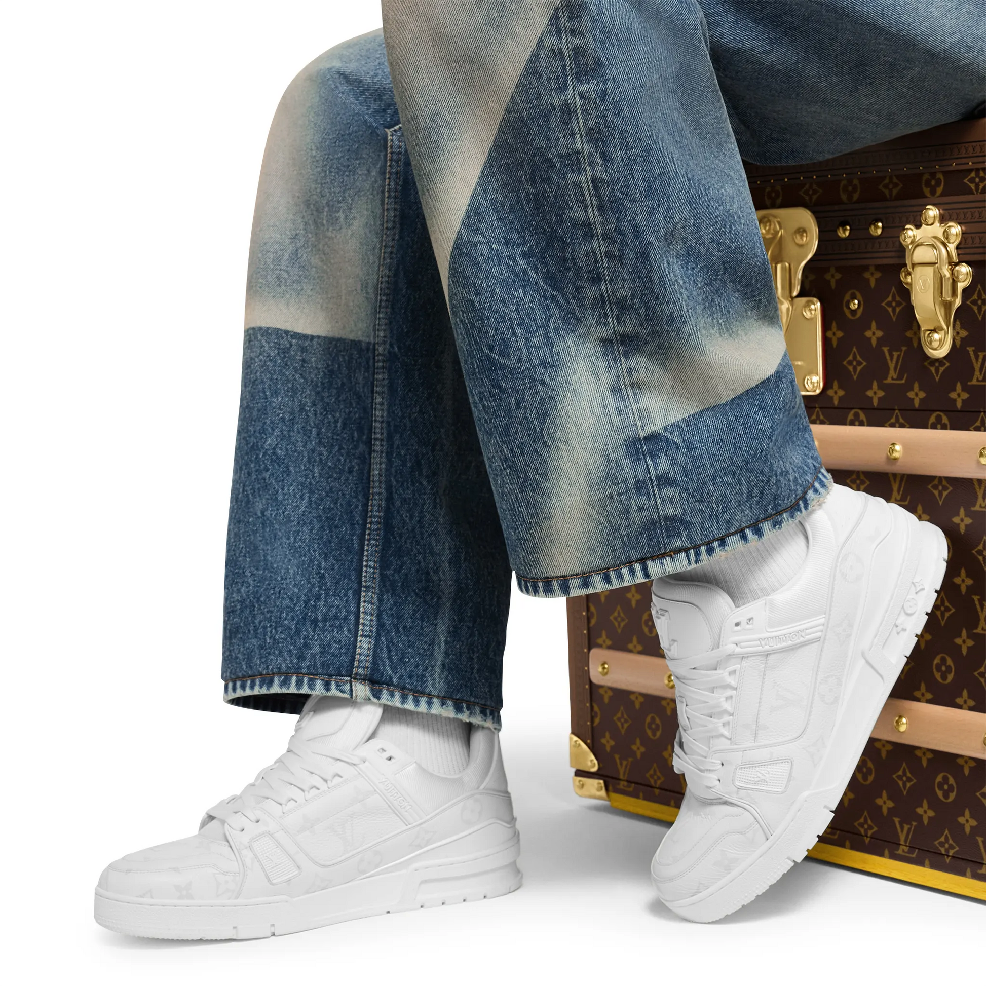 Louis Vuitton LV Trainer White Monogram Sneaker