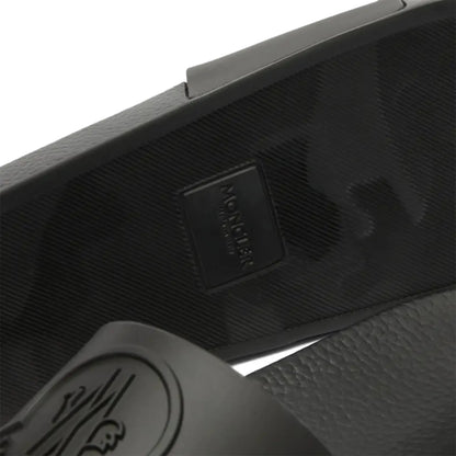 Moncler Basile Logo Black Sliders