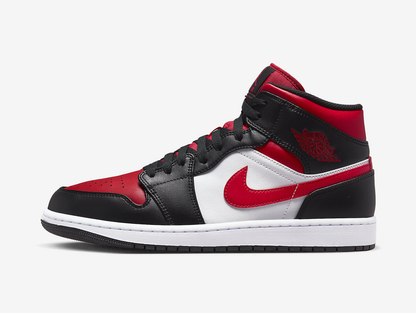 Air Jordan 1 Mid Black Fire Red