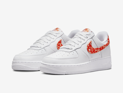 Nike Air Force 1 Low White Orange Paisley (W)
